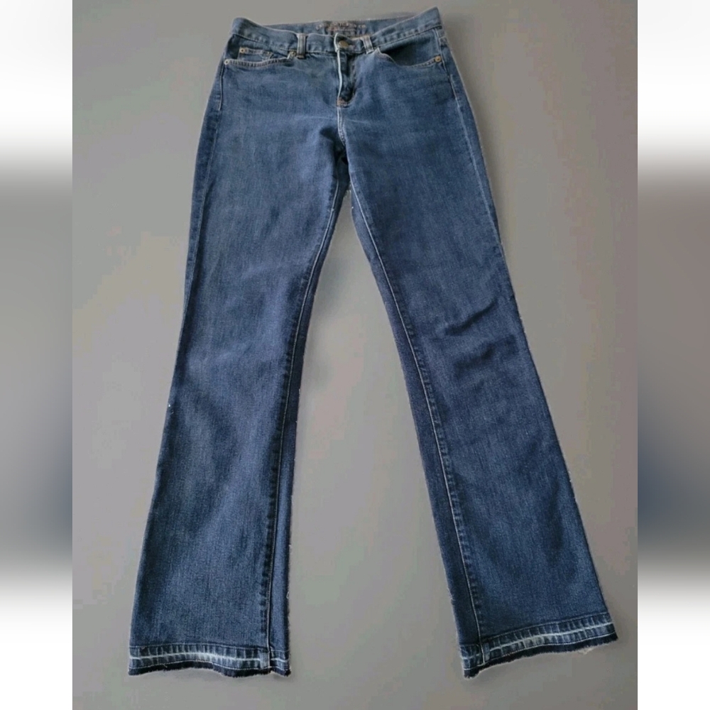 Vintage 90s Lauren Jeans Co Ralph Lauren Classic Bootcut Dark Stretch Mid Rise 2